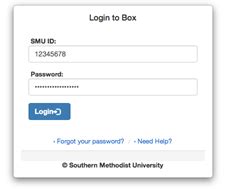 Box@SMU. Please Note: To help enhance application and data