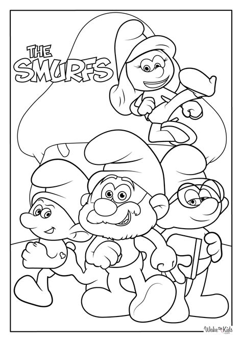 Smurfs Coloring Book