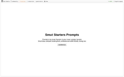 Smut prompt generator. Things To Know About Smut prompt generator. 
