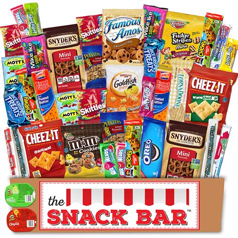 Snack and box. Blunon's snack bag variety pack is a convenient and economical way to buy all of your favorite healthy snacks. With 34 packs, this purchase gives you plenty of treats to last … 