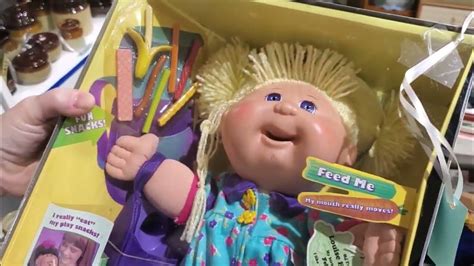 Snacktime cabbage patch doll. Snacktime Cabbage Patch Kid. If you're of the camp who believes Cabbage Patch Kid dolls are creepy AF to being with, you probably weren't a fan of this snack-happy variety. I, on the other hand ... 