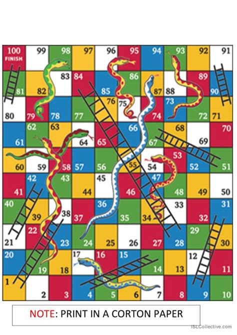Snake And Ladders Board Game English Esl Worksheets For Distance Learning And Physical Classrooms