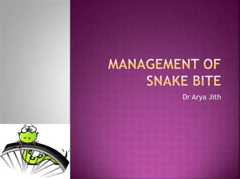 Snake Bite Management PowerPoint Presentation, …