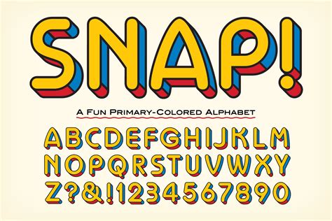 Snap! Alphabet Graphics Creative Market
