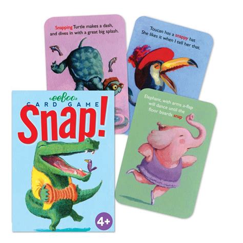 Snap! Card Game. Toy Sense