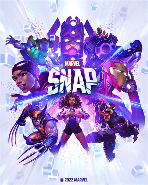 Snap marvel. Start playing MARVEL SNAP today - the Mobile Game of the Year Award Winner loved by millions of players around the world. MARVEL SNAP is a fast-paced collectible card game with innovative mechanics that's designed for mobile. Build your deck of 12 cards. Each Card represents a Marvel Super Hero or Villain, each with a unique power or ability. 