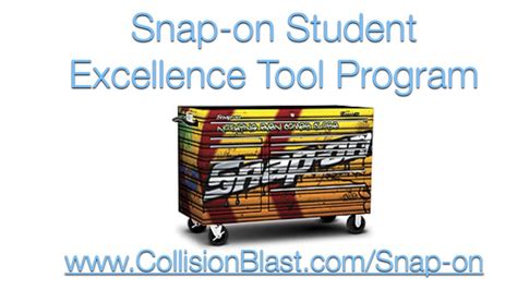 Snap on student program. Snap-on Certification Program gives students and schools the advanced skills they need to participate and thrive in the economy of the future. Partnering with Snap-on connects your school to education, employment and technology trends developing globally and close to home. Your students and school benefit directly from experience and insight ... 