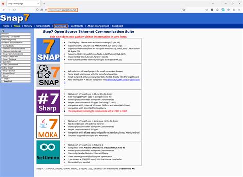 Snap7 python. 0 implements the entire protocol stack in pure Python. Since you want ...