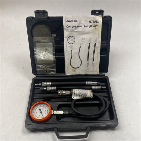 SnapOn Compression Gauge Set, MT308L Shop Tool Swapper