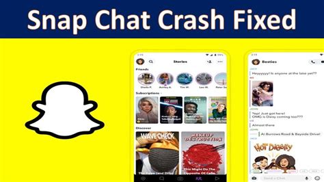 Snapchat crashing
