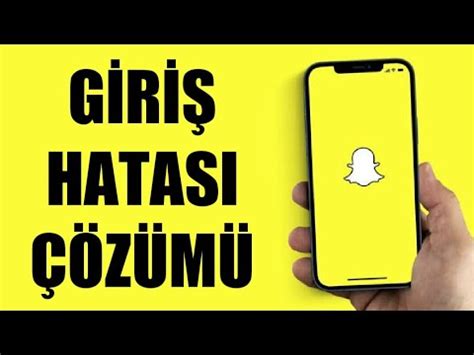 Snapchat giriş yap