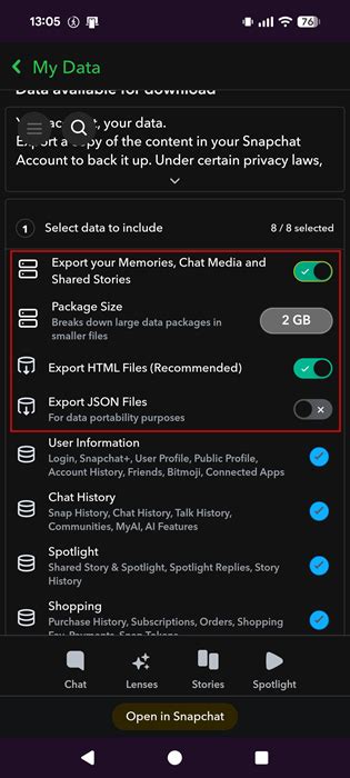 Snapchat memories export not working.  Then click next, and make sure ...