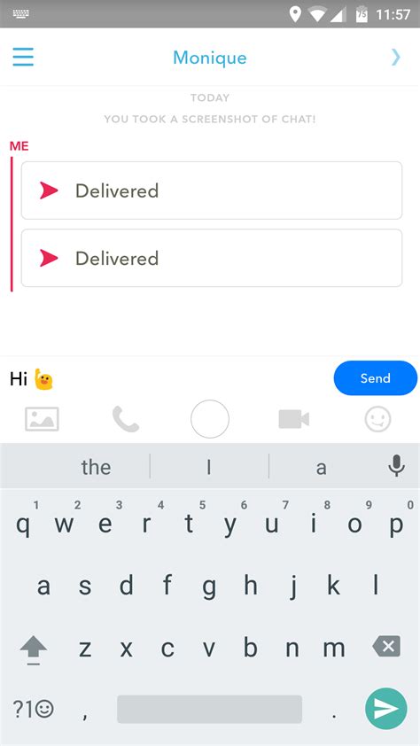 Snapchat new chat but no message. If you want to message someone who has unfriended you on Snapchat, you can. However, your messages will go through as ‘pending’ and the person you’re messaging will not be notified about them unless they add you back as a friend. So, technically, you can message someone who has unfriended you on Snapchat, but there’s really no point. 