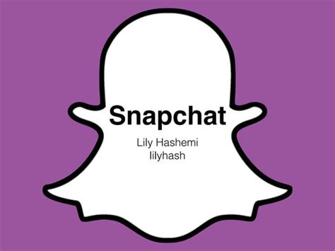 Snapchat presentation - SlideShare