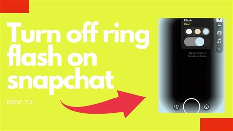 Snapchat ring light.  Learn the latest method to easily toggle the ring...
