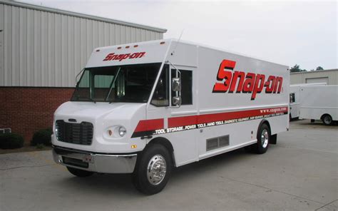 Snapon truck. A typical monster truck event like Monster Jam lasts between two and two and a half hours. This also includes an intermission. After the show, there is generally a post-show autogr... 