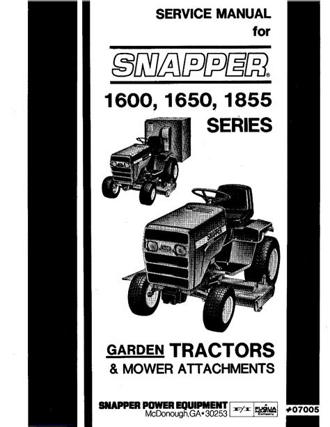 Snapper 1600 1650 1855 mower tractor service repair manual. - Sens et usage d'apocryphus dans la légende dorée..