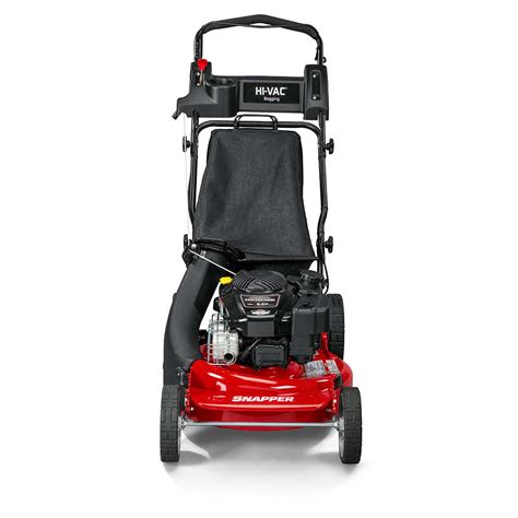 The HI VAC® Lawn Mower has a unique blade and deck design that creates suction and cuts grass efficiently. It also has a rear-wheel drive system, a Briggs & Stratton® engine, and a ReadyStart® technology for …