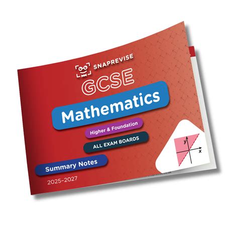 Snaprevise notes.  SnapRevise GCSE Maths Summary Notes by SnapRevise and a ...