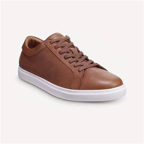 Sneakers leather brown. The leather ensures a steady grip that maximizes flexibility and better mobility. A leather brown shoes for men is a must have for your footwear collection. Casual Shoes - You will need a casual brown shoe for your relaxed everyday life. The soft footbeds of casual shoes ensure relief to your foot. For instance, you can … 