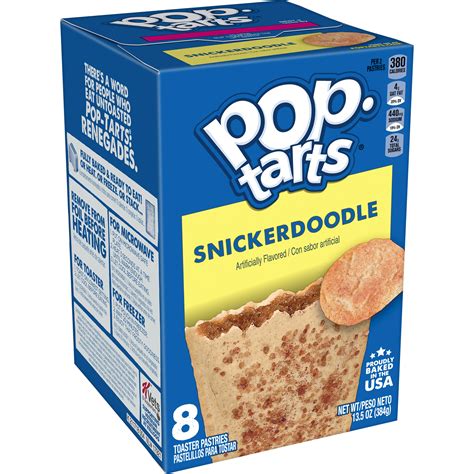 Snickerdoodle pop tarts. If you love Snickerdoodles, then you will want to try the new Pop-Tart flavor when it comes out. The Snickerdoodles Pop-Tarts is supposed to taste just like a ... 