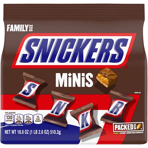 Snickers Minis Family Size - YouTube