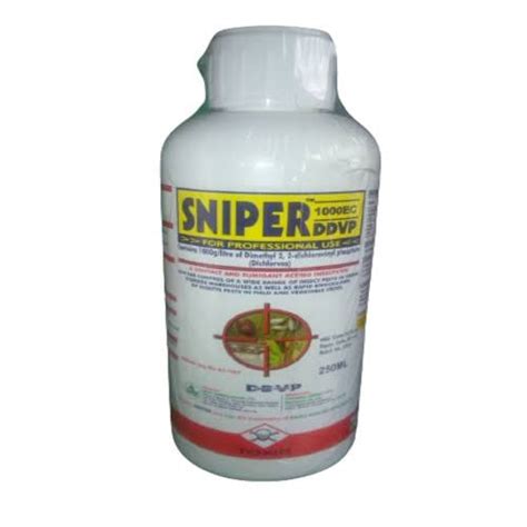 Sniper for roaches amazon. Sniper DDVP Insecticide – 1000EC. ₦ 800.00 ₦ 600.00. + Free Shipping. Contains 1000gL of 2,3- dichlorovinyl dimethyl phosphate (DDVP). SNIPER is a highly effective insecticide/miticide that controls over 30 foliar and soil-borne pests. SNIPER gives growers the flexibility and residual activity needed to combat insects in conventional or ... 