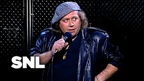 Snl sam kinison. Sam Kinison was an American comedian best known for his crass humor and trademark scream. ... earning him appearances on Late Night with David Letterman and Saturday Night Live. In 1988 Kinison ... 