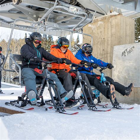Sno go. The Sno-Go is a ski bike that blends the characteristics of skiing with the motion of traditional bicycling, making for a mountain slope activity that anyone can learn. The company claims, “if ... 