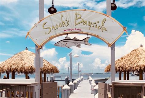Snook's Bayside Restaurant & Grand Tiki, Key Largo: See 2,498 unbiased reviews of Snook's Bayside Restaurant & Grand Tiki, rated 4 of 5 on Tripadvisor and ranked #38 of 120 restaurants in Key Largo.. 
