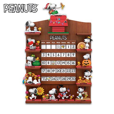 Snoopy Calendar Figurine