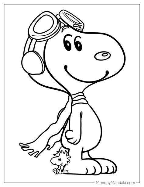Snoopy Coloring Sheets