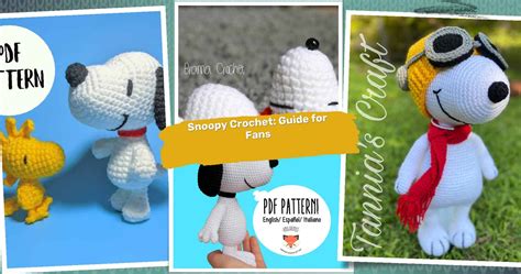 Snoopy Crochet Patterns Easy Crochet Patterns