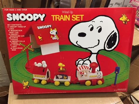 Snoopy Train Set - Etsy