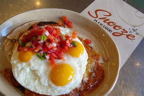 Snooze breakfast. Upscale brunch chain Snooze an A.M. Eatery officially opened its Stafford location on Feb. 14 after a soft launch the weekend prior. “The feedback from the community has been great, we’re very ... 