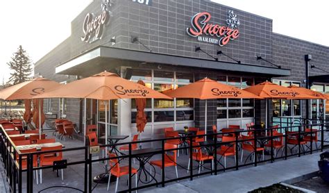 Snooze cafe. Snooze, an A.M. Eatery is a popular breakfast and brunch spot in San Diego, offering a variety of dishes and drinks to satisfy your morning cravings. Whether you want to indulge in a pineapple upside down pancake, a classic eggs benedict, or a refreshing cocktail, you'll find something to love at Snooze. Check out the photos, reviews, and menu of this Yelp-advertised eatery and … 