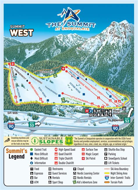 Snoqualmie pass trail map.  Trail Maps The Summit Trails from Hyak (East) Sum...