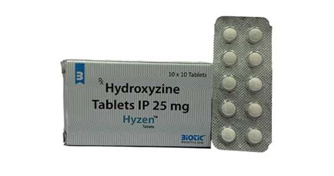 Hydroxyzine. Hydroxyzine, sold under the