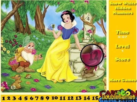 Snow White Hidden Numbers - DoubleGames