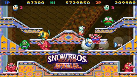 Snow climbers nintendo.  Snow Bros.  Use your hammer to bash blocks and ...