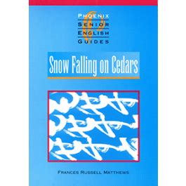 Snow falling on cedars senior english guide by frances russell matthews. - Mariner 40 hp 4 stroke manual.