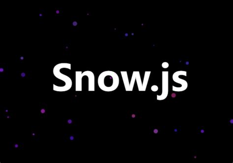 Snow js. js &mdash; lightweight JavaScript snow effect for websites Snow.  A...