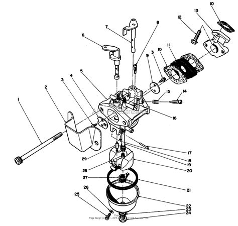 Snowblower carburetor diagram. Carburetor No. 640086 (model Nos. 38172 & 38182 Only) Engine Tecumseh Model No. Hsk635 Type 1723a (model Nos. 38172 & 38182 Only) Engine, Side Plate, & Wheel Assembly 