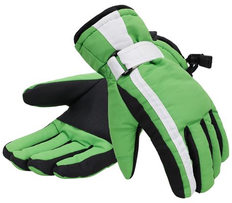 Snowboard gloves green Snowboarding Equipment Bizrate