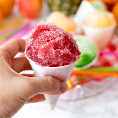 Snowconej. Snow cones are a fun and delicious treat in hot summer weather. If you have access to an ice crusher, all you need in order to make snow cones at home is syrup. … 