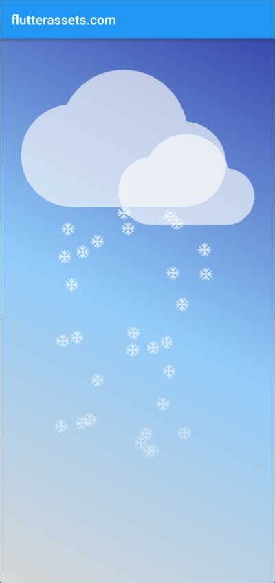 Snowfall animation flutter. com to wunderground.  In this tutorial, the author explains h...