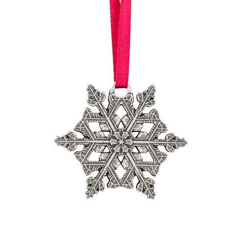 Snowflake Bentley 2024 Ornament - Danforth Pewter - USA