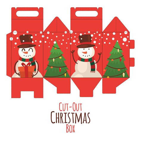Snowflake Box Template Printable Box Template Printable Printable Box Box Template