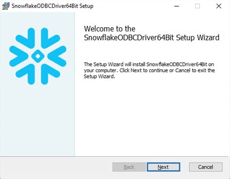 Snowflake dsii driver.  Administrator privileges To install the ODBC drive...