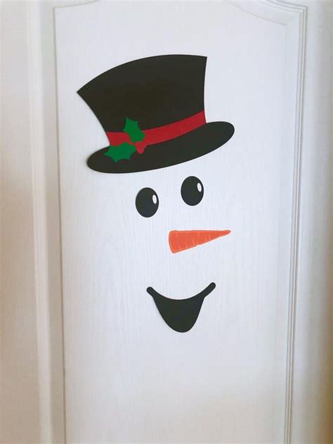 Snowman Door Decoration Template